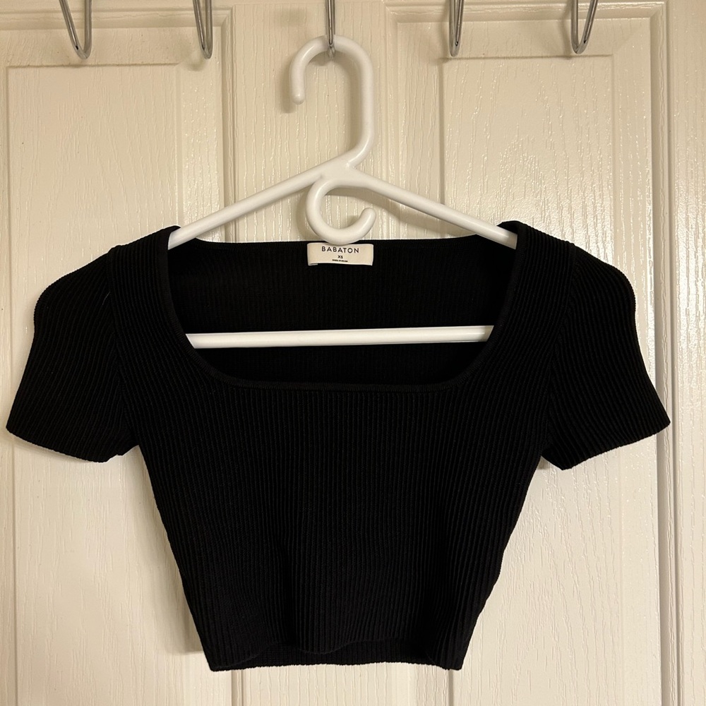 Babaton Sculpt Knit Crop Top